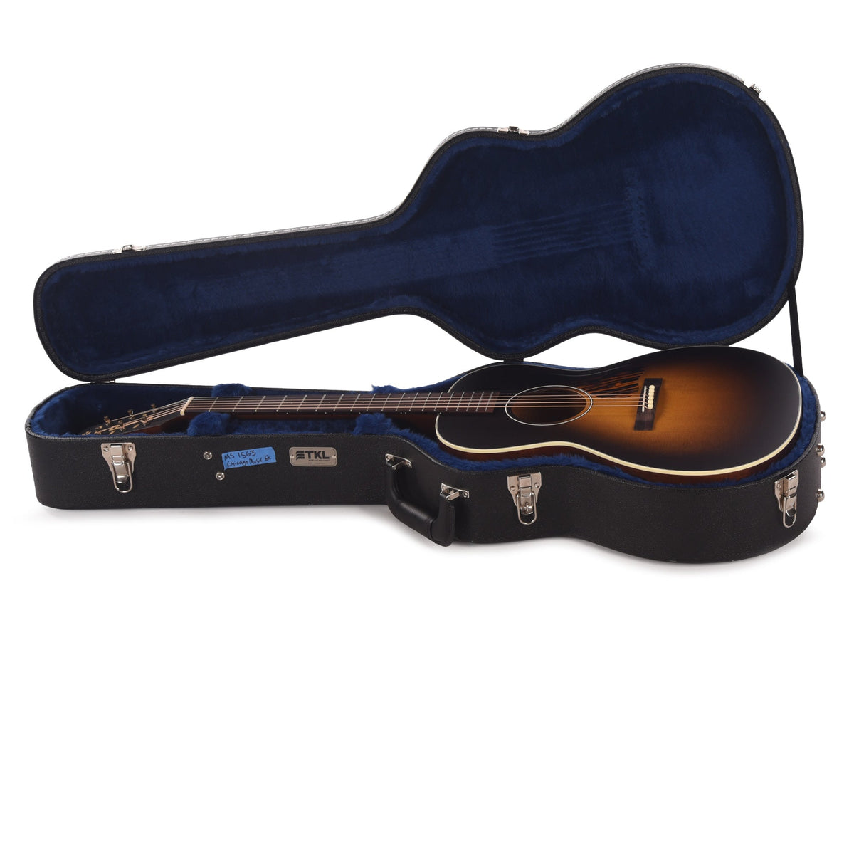 Iris MS-00 Sitka/Mahogany Cremona Burst w/Firestripe Pickguard - View 8 | MusicMarket