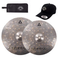 Istanbul Agop 20/22" Xist Dry Dark Crash Cymbal Set w/CDE Logo Hat & Stick Bag - MusicMarket