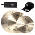 Istanbul Agop 15/20/22" Xist Cymbal Set Natural w/CDE Logo Hat & Stick Bag - MusicMarket