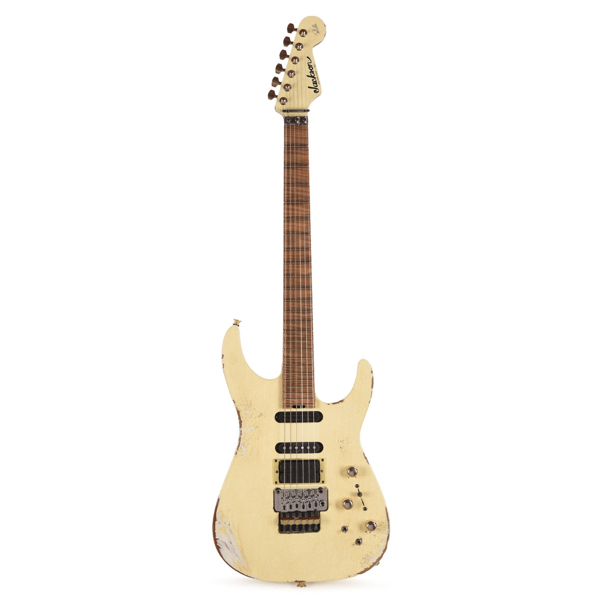 Jackson Custom Shop Special Edition PC1 Phil Collen Nitro Tour Relic Vanilla Shake - View 5 | MusicMarket