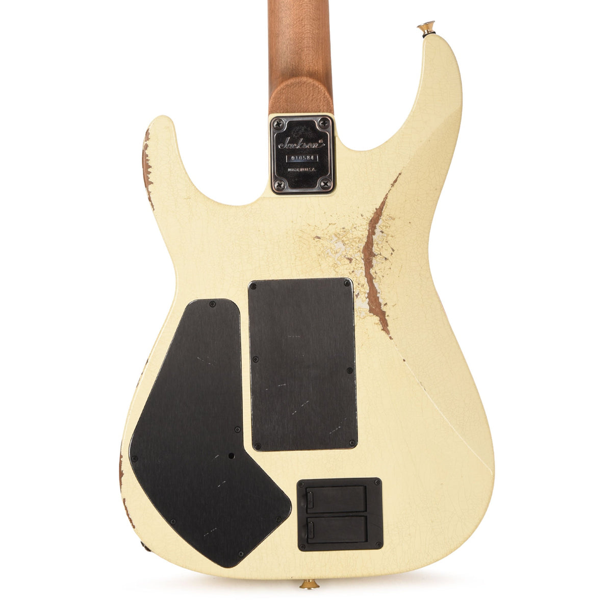 Jackson Custom Shop Special Edition PC1 Phil Collen Nitro Tour Relic Vanilla Shake - View 4 | MusicMarket