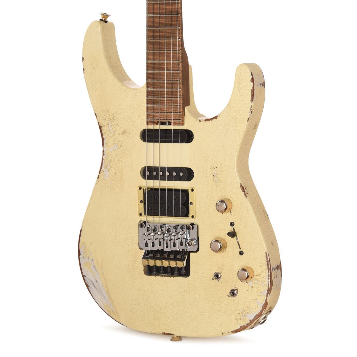 Jackson Custom Shop Special Edition PC1 Phil Collen Nitro Tour Relic Vanilla Shake - View 3 | MusicMarket