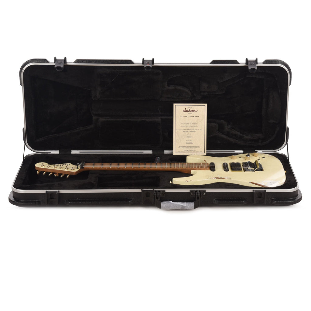 Jackson Custom Shop Special Edition PC1 Phil Collen Nitro Tour Relic Vanilla Shake - View 9 | MusicMarket