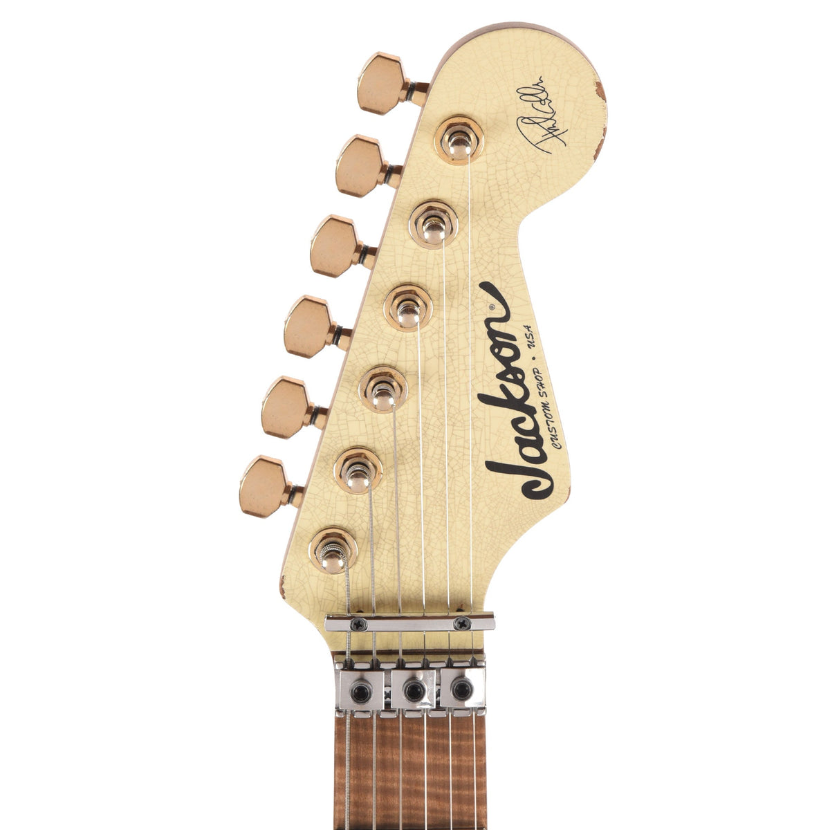 Jackson Custom Shop Special Edition PC1 Phil Collen Nitro Tour Relic Vanilla Shake - View 7 | MusicMarket