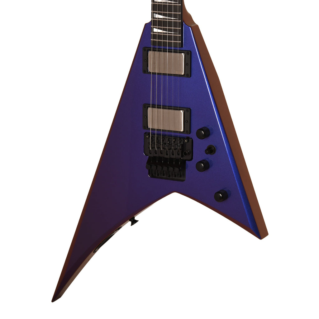 Jackson Custom Shop USA Special Edition Rhoads Blue Red Flip Flop - View 3 | MusicMarket