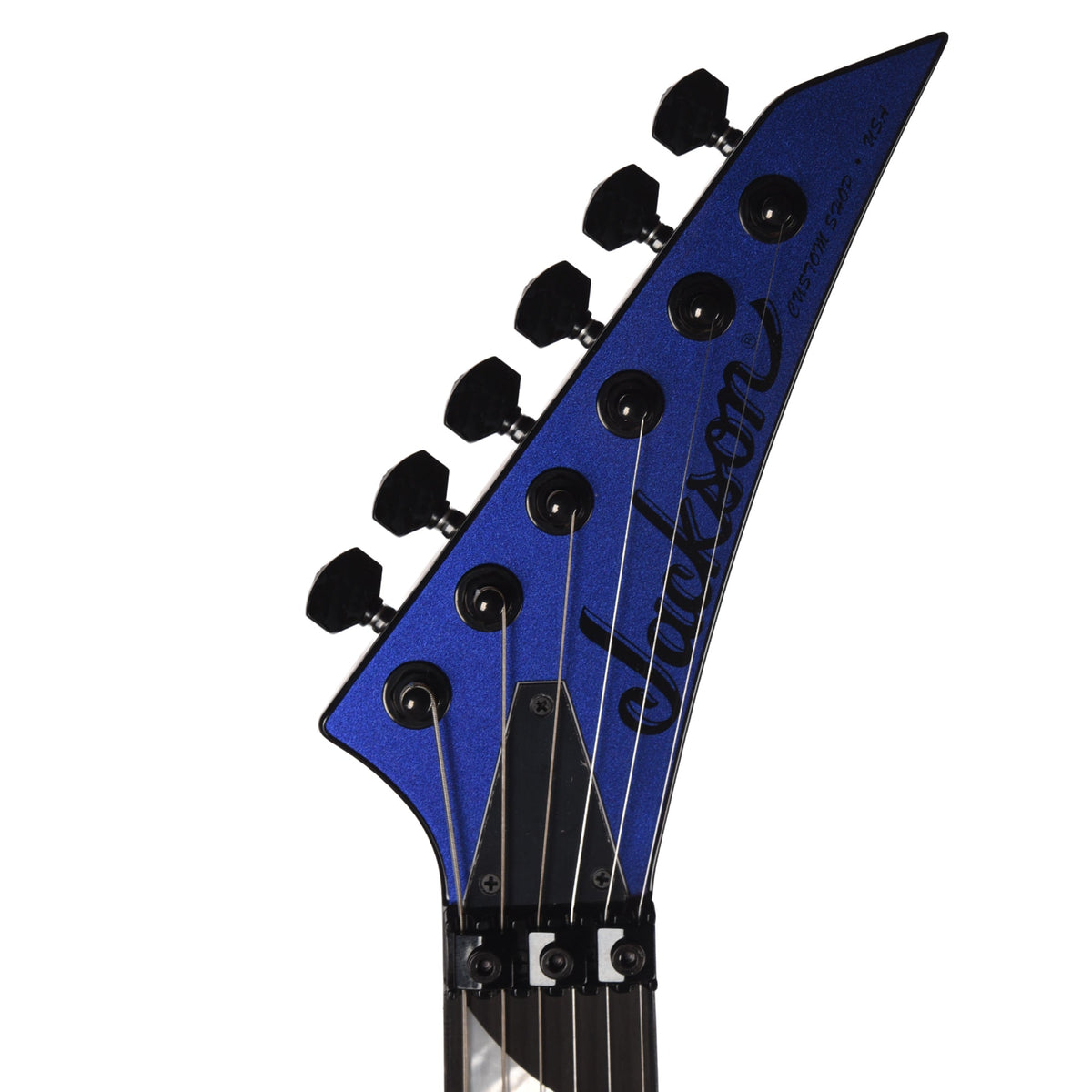 Jackson Custom Shop USA Special Edition Rhoads Blue Red Flip Flop - View 7 | MusicMarket