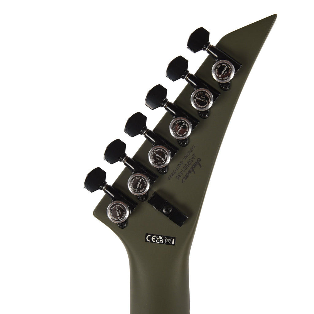 Jackson American Series Rhoads RR24 Matte Army Drab - View 7 | MusicMarket