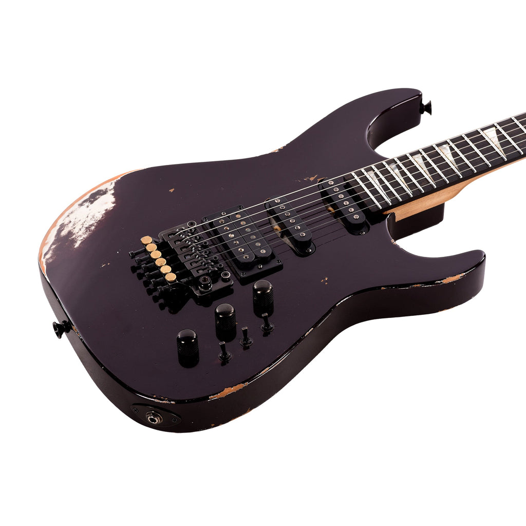 Jackson Custom Shop 1982 Dinky Nitro Relic Club Amethyst Metallic - View 11 | MusicMarket