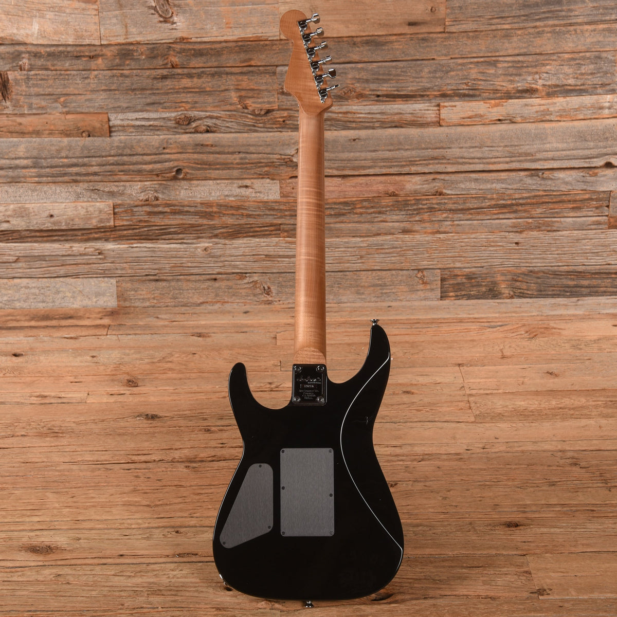 Jackson Custom Shop Dinky HSH FR Black - View 5 | MusicMarket