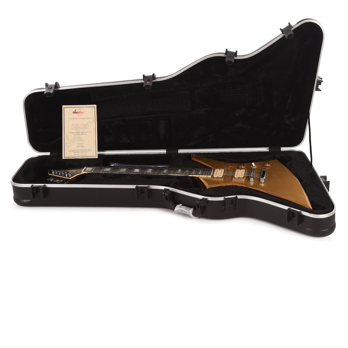 Jackson Custom Shop USA Special Edition Kelly Nitro-Relic Tour Gold Top - View 9 | MusicMarket