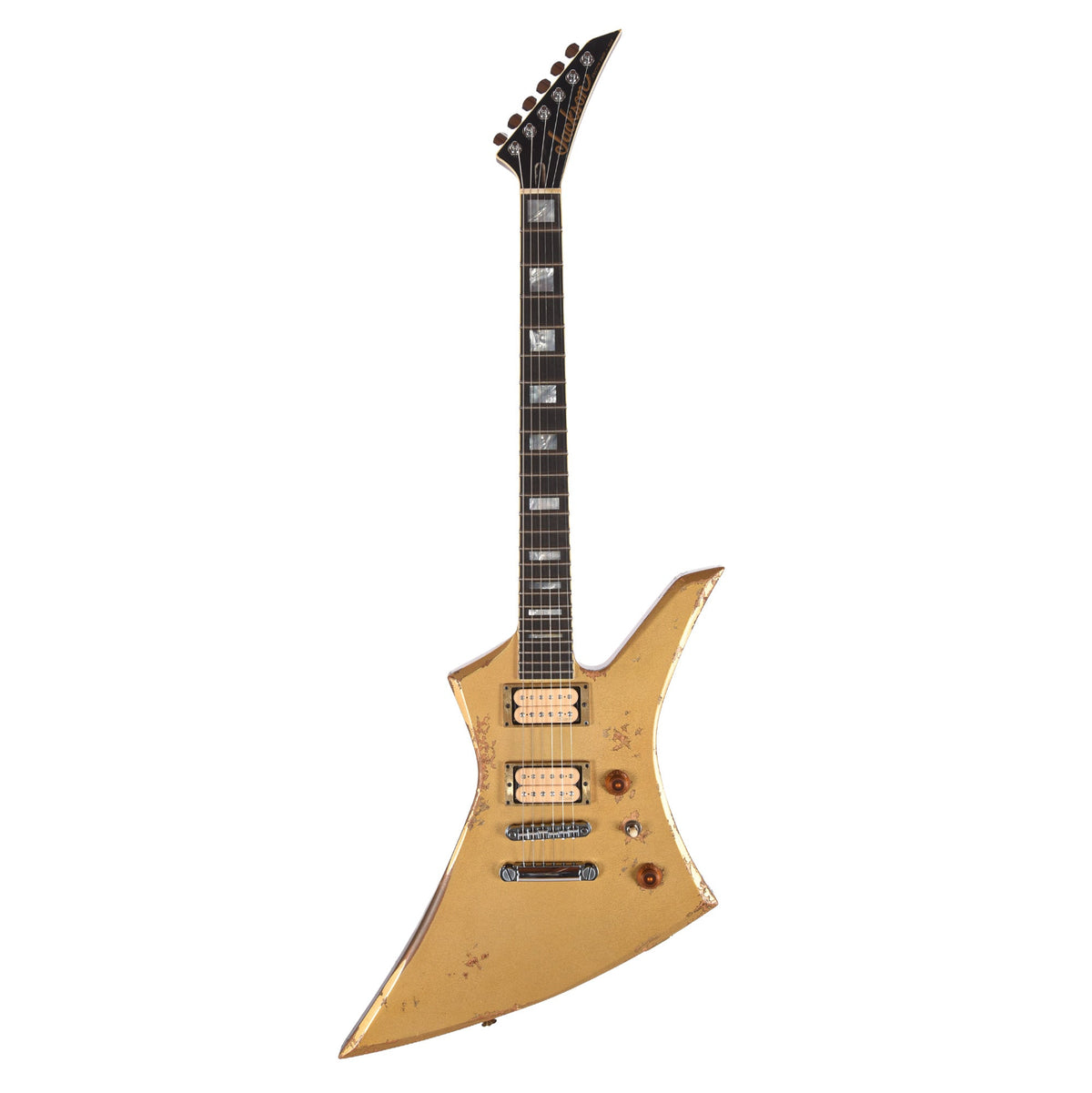 Jackson Custom Shop USA Special Edition Kelly Nitro-Relic Tour Gold Top - View 5 | MusicMarket