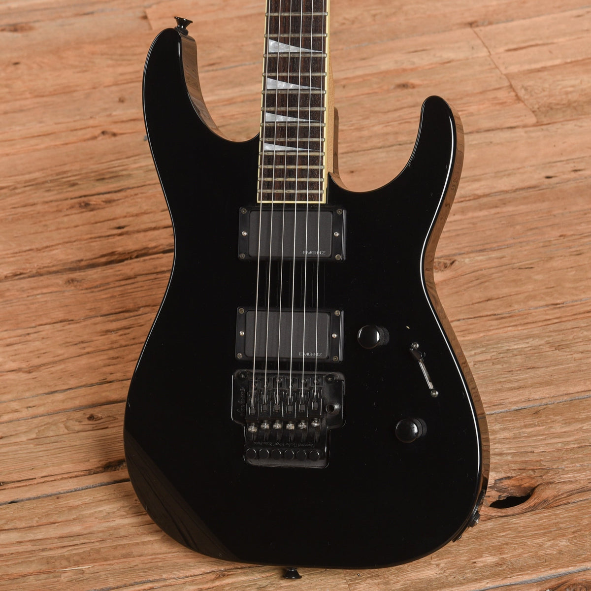 Jackson Dinky Reverse Black 1997 - View 2 | MusicMarket