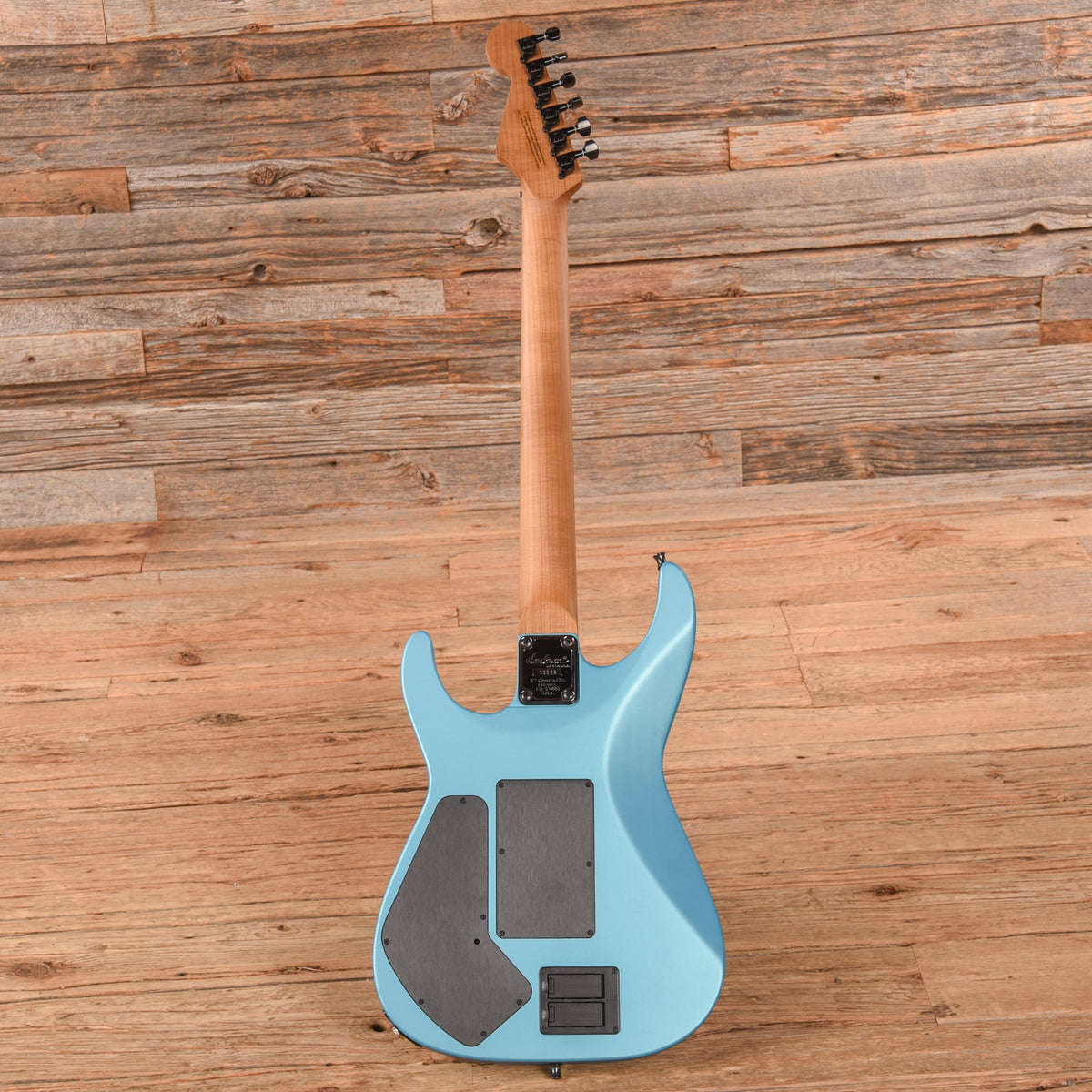 Jackson JCS PC1 Phil Collen Signature Matte Blue Frost 2018 - View 5 | MusicMarket