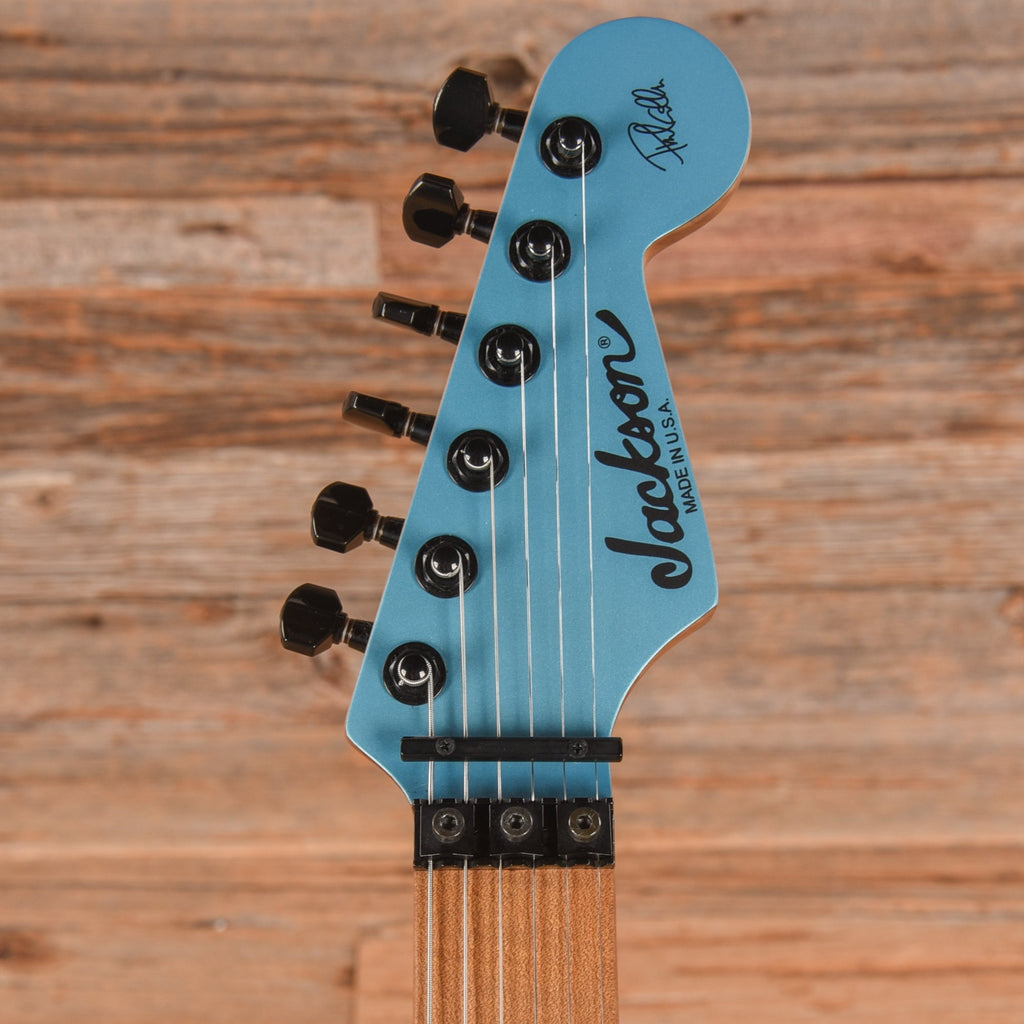 Jackson JCS PC1 Phil Collen Signature Matte Blue Frost 2018 - View 6 | MusicMarket