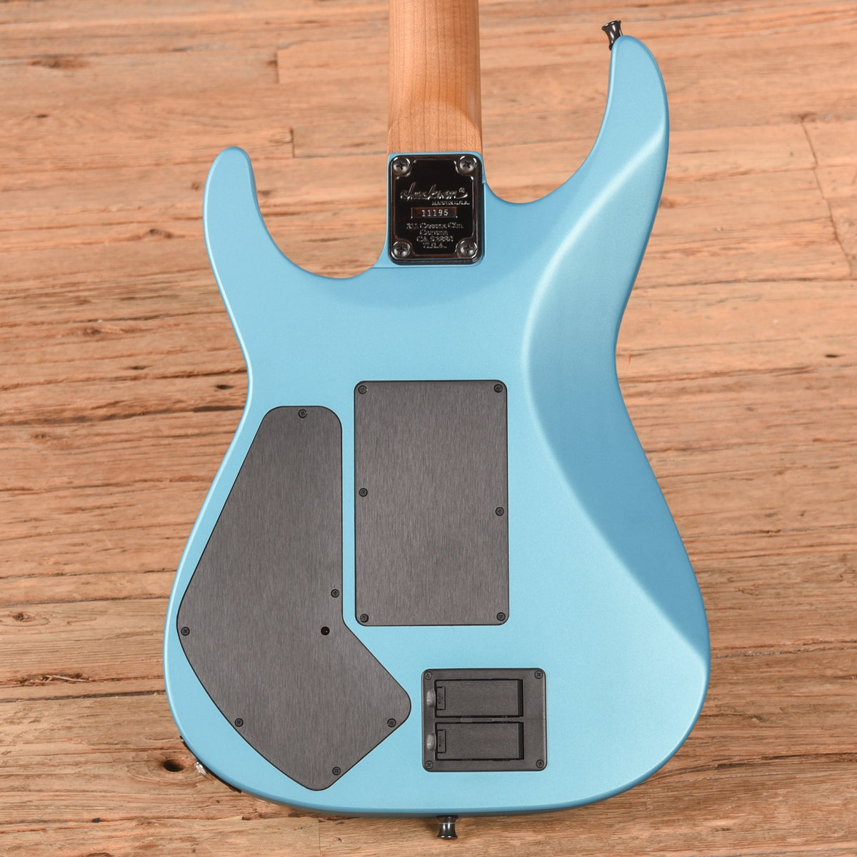 Jackson JCS PC1 Phil Collen Signature Matte Blue Frost 2018 - View 3 | MusicMarket