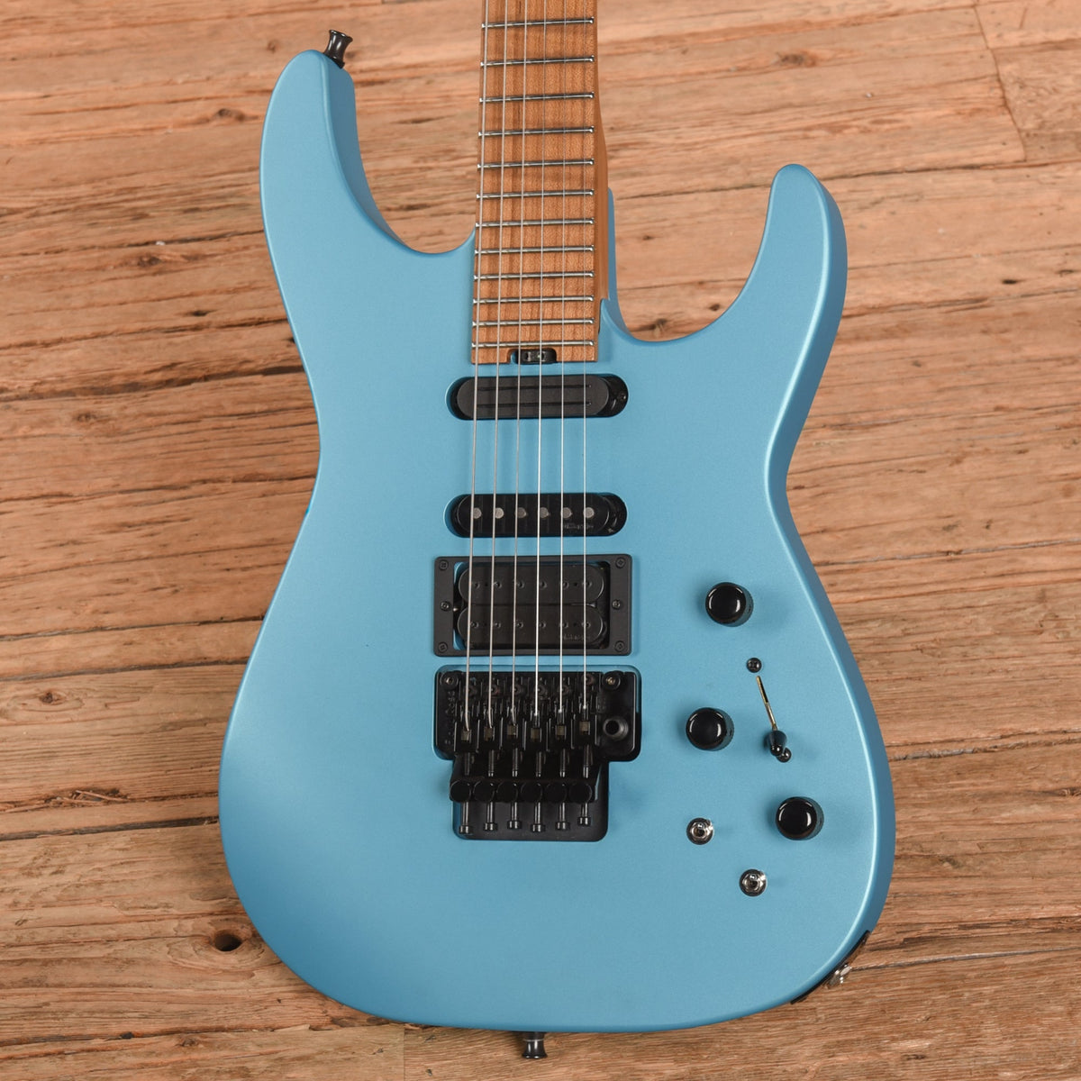 Jackson JCS PC1 Phil Collen Signature Matte Blue Frost 2018 - View 2 | MusicMarket