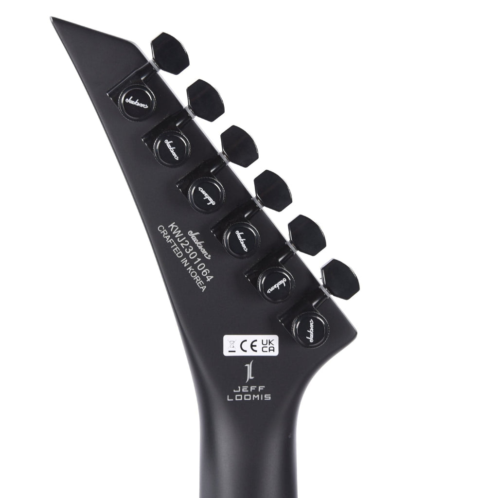 Jackson Limited Edition Pro Series Signature Jeff Loomis Kelly HT6 Ash Black - View 7 | MusicMarket