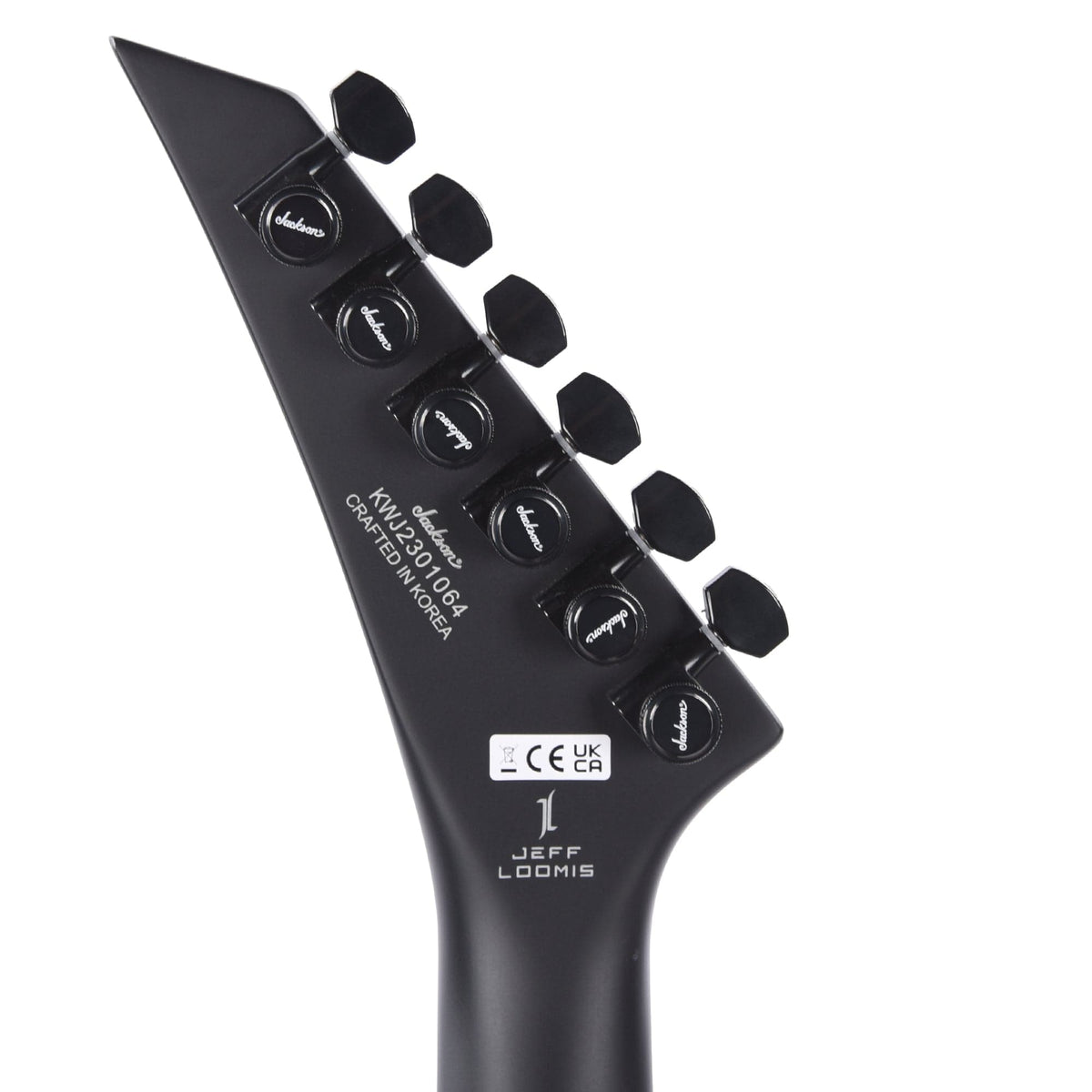 Jackson Limited Edition Pro Series Signature Jeff Loomis Kelly HT6 Ash Black - View 7 | MusicMarket