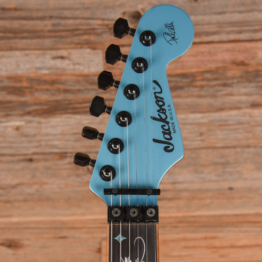 Jackson PC1 Phil Collen SIgnature Matte Blue Frost 2019 - View 6 | MusicMarket