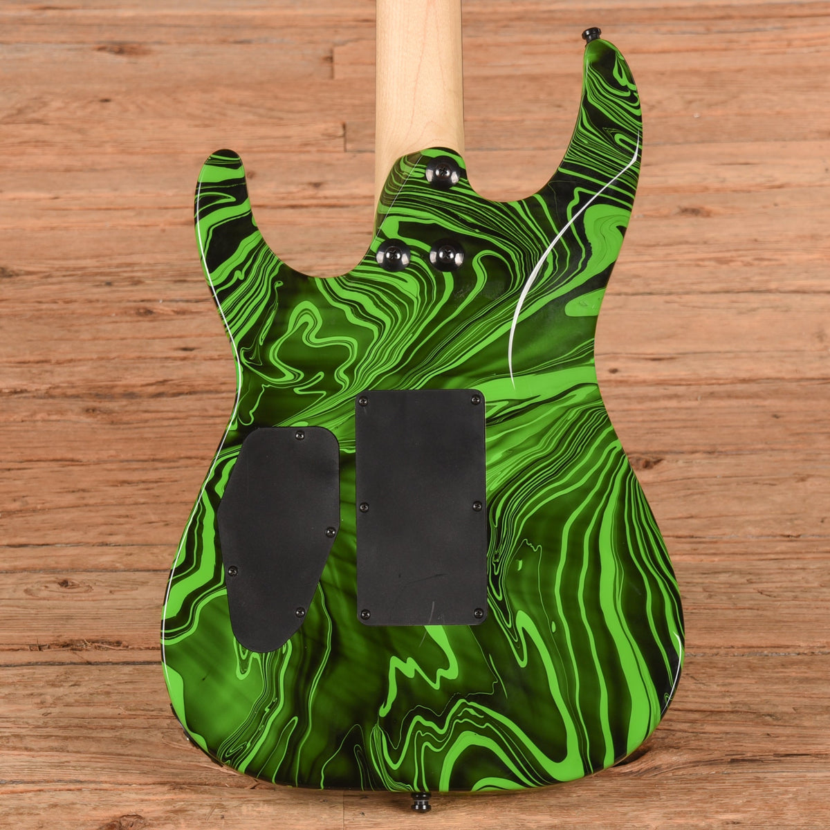 Jackson Pro Series DK2M Dinky Slime Green Swirl 2015 - View 3 | MusicMarket