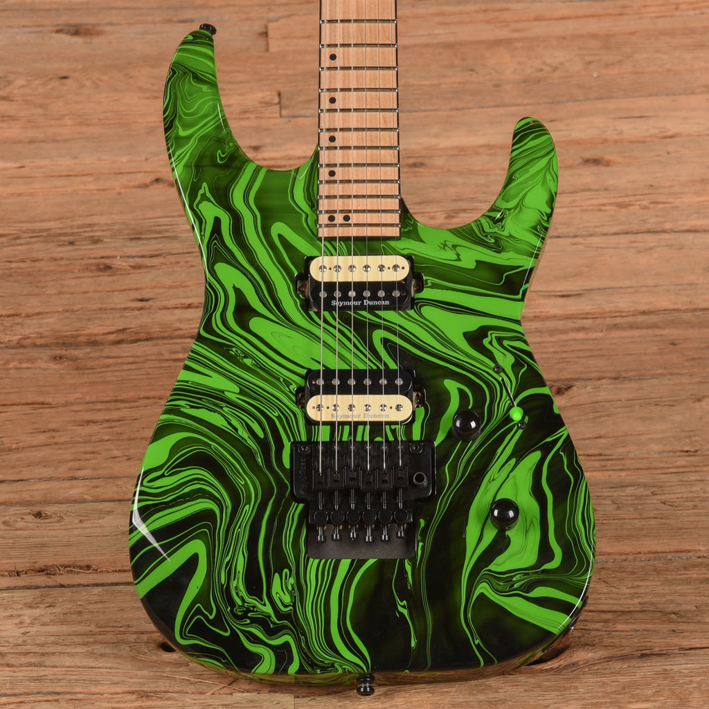 Jackson Pro Series DK2M Dinky Slime Green Swirl 2015 - MusicMarket