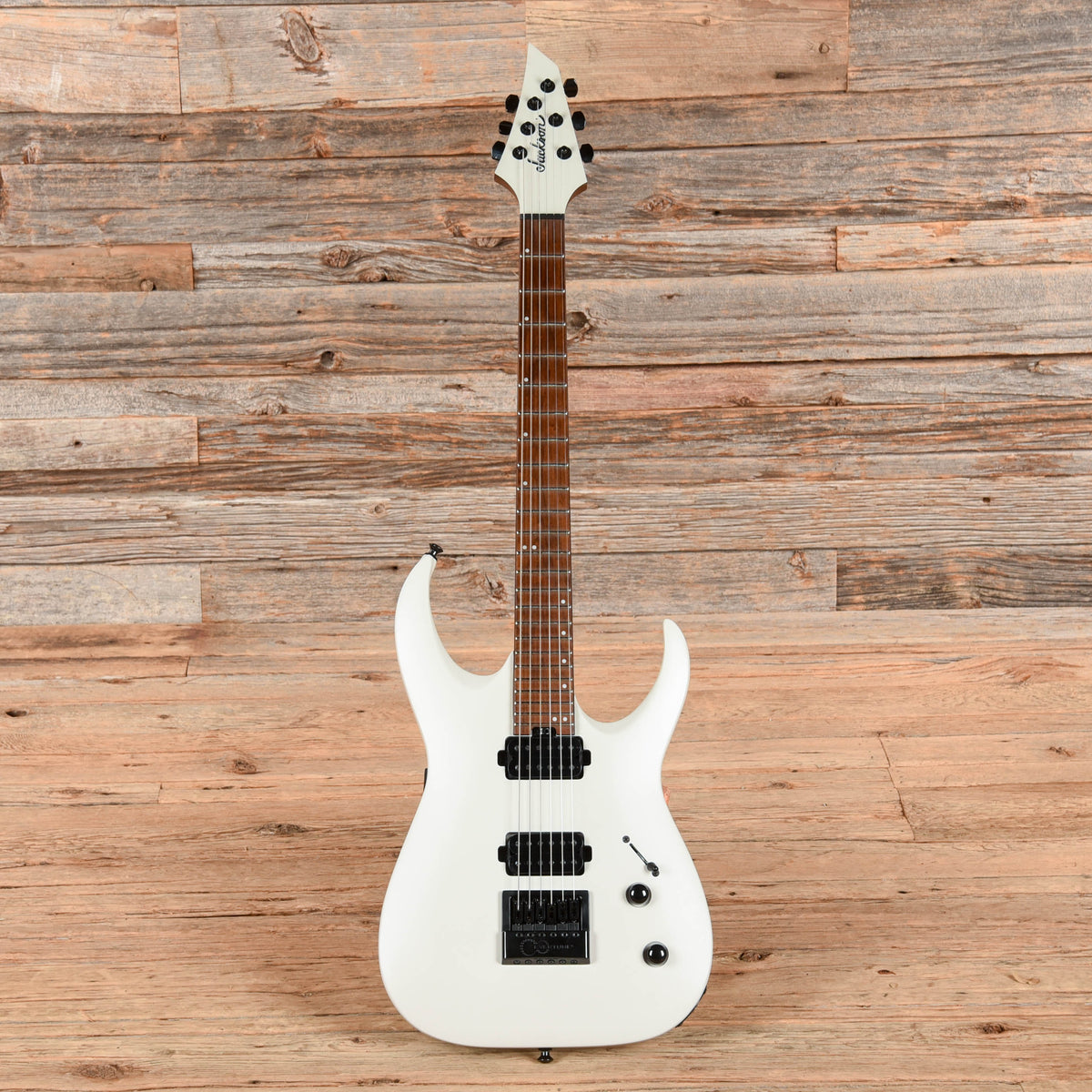 Jackson Pro Series Signature Misha Mansoor Juggernaut ET6 Chalk Gray 2021 - View 4 | MusicMarket