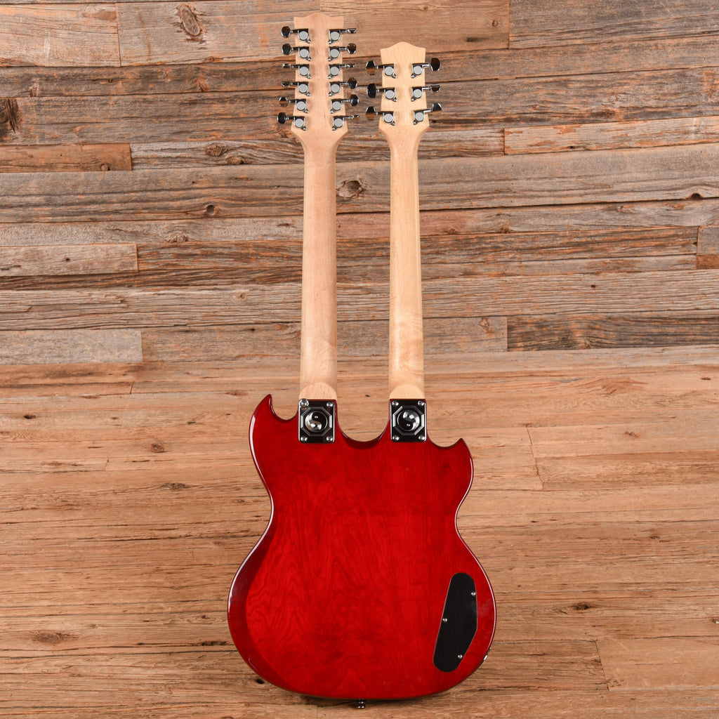 Jay Turser Doubleneck Red LEFTY - View 5 | MusicMarket