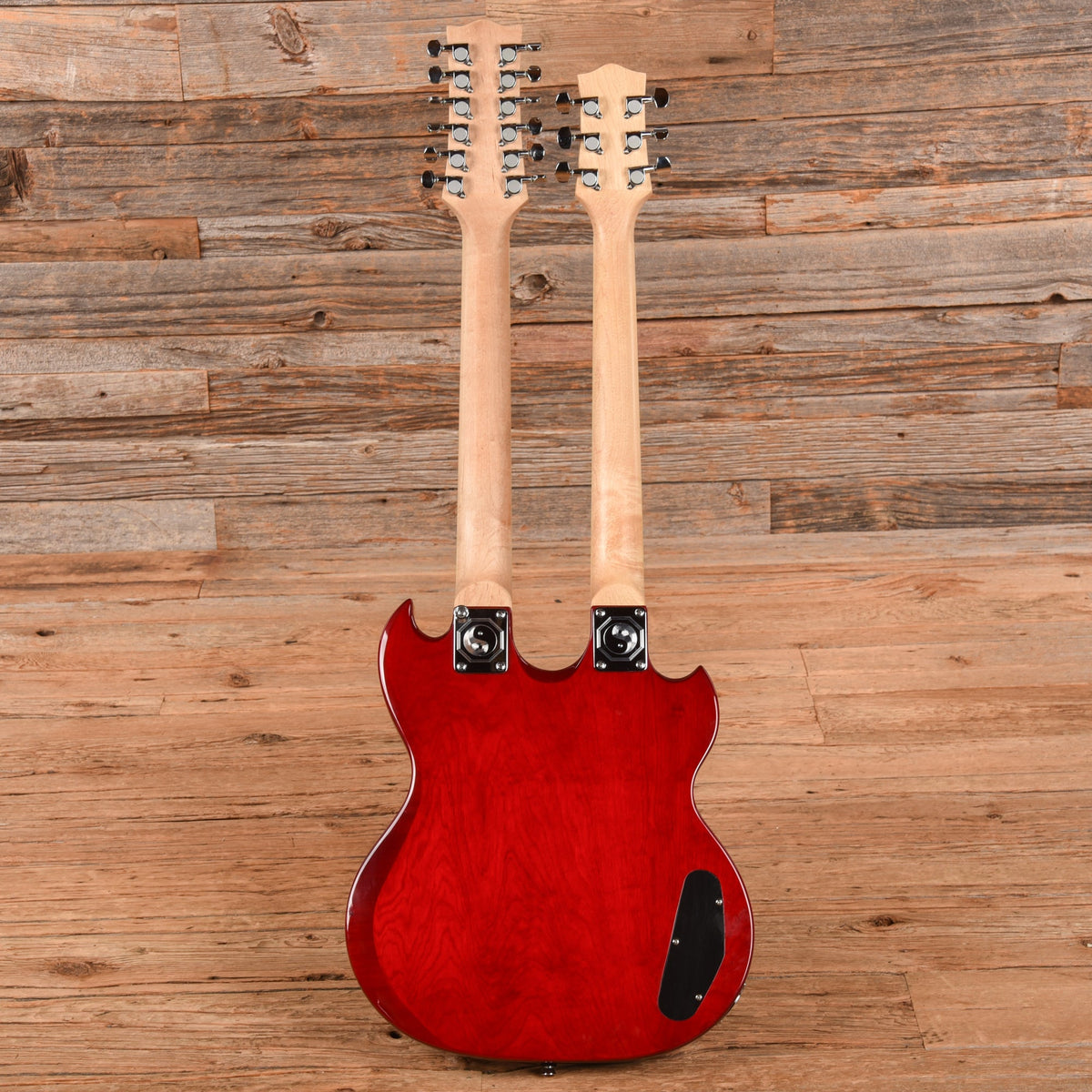 Jay Turser Doubleneck Red LEFTY - View 5 | MusicMarket