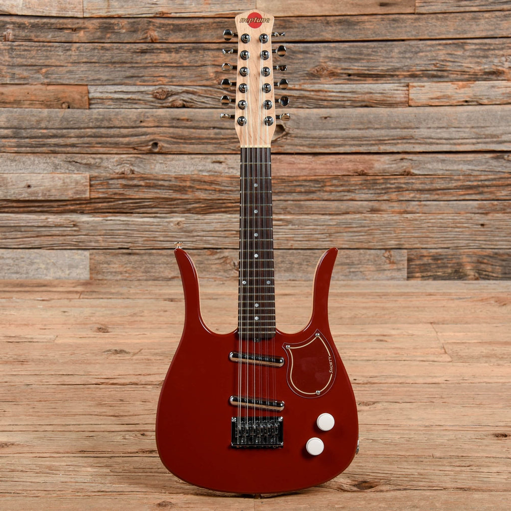 Jerry Jones Neptune Shorty 12 String Red - View 3 | MusicMarket