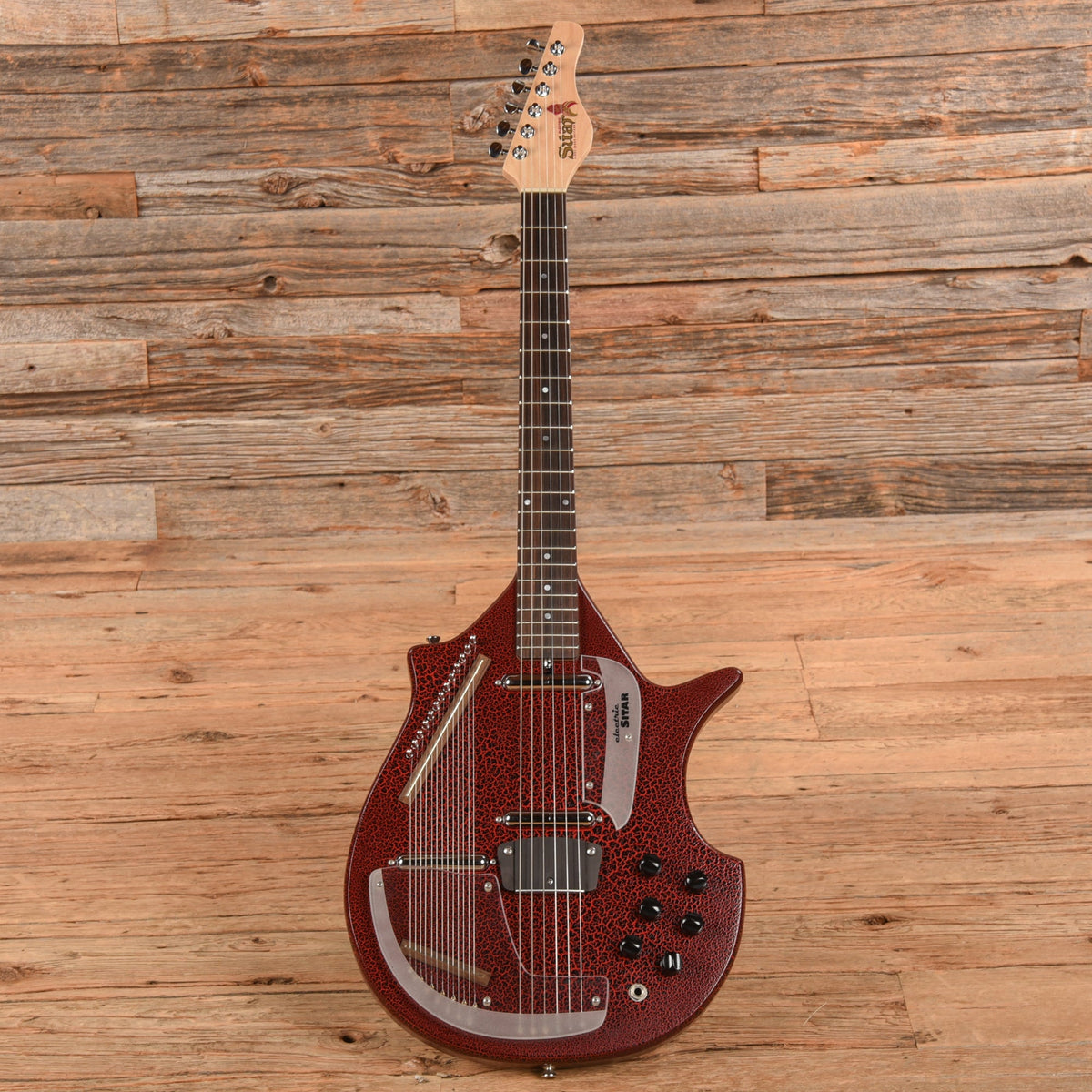 Jerry Jones Master Sitar Red Crackle - View 4 | MusicMarket