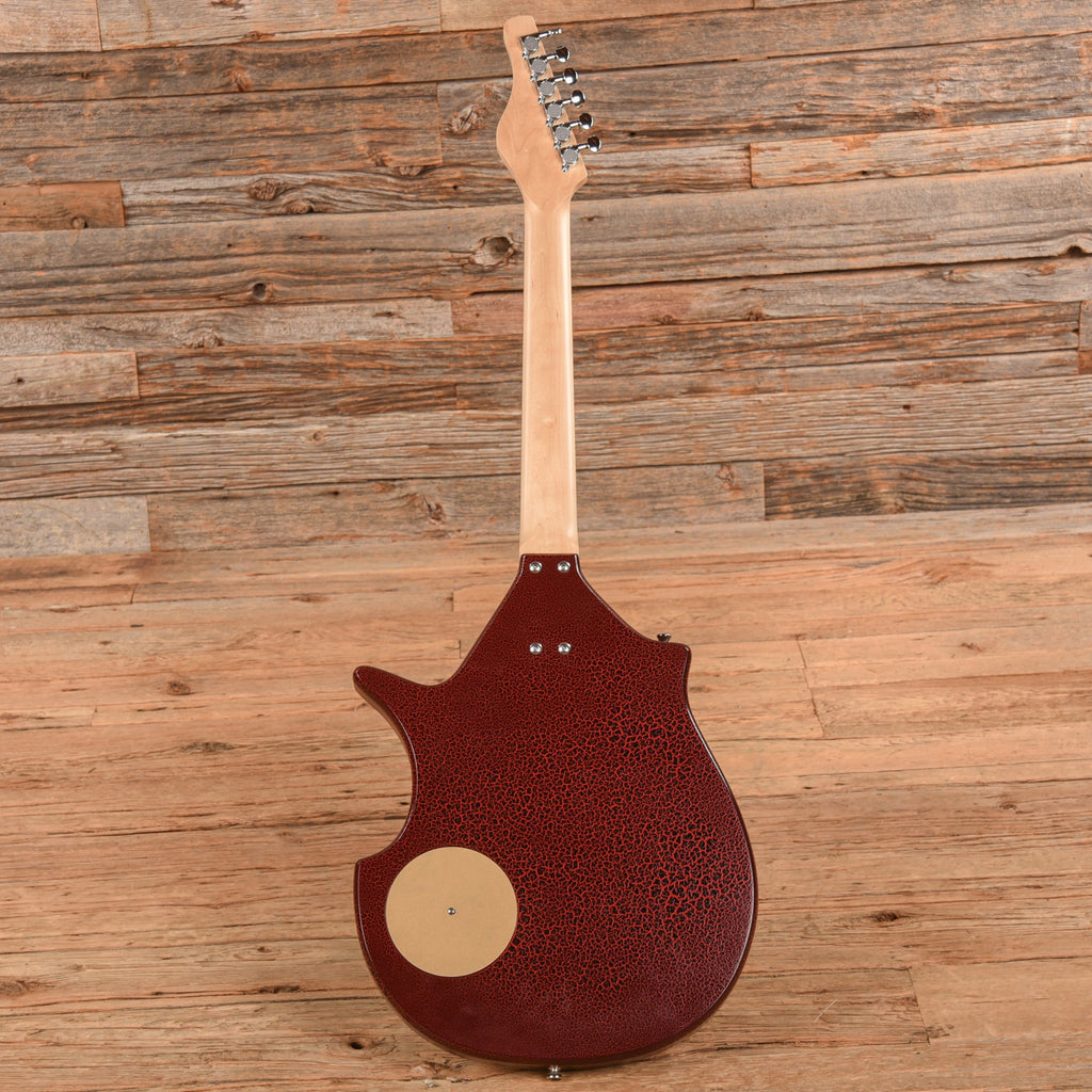 Jerry Jones Master Sitar Red Crackle - View 5 | MusicMarket