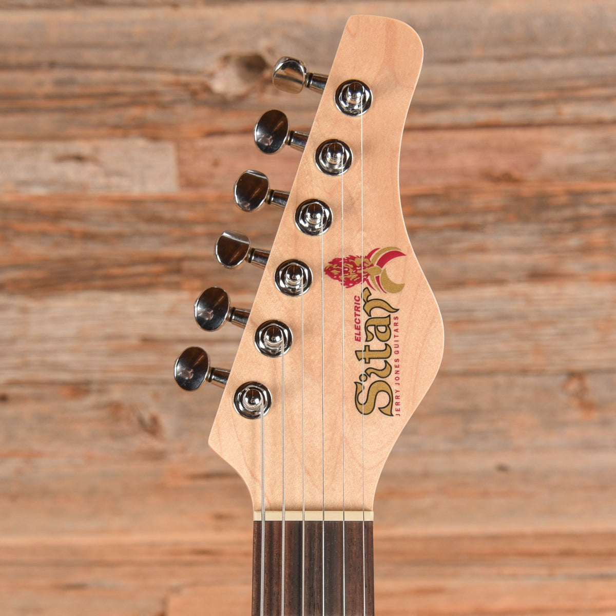 Jerry Jones Master Sitar Red Crackle - View 6 | MusicMarket