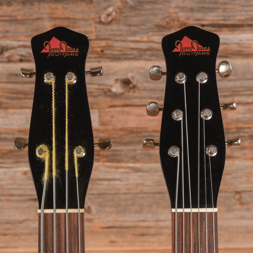 Jerry Jones Neptune Double Neck Black - View 6 | MusicMarket