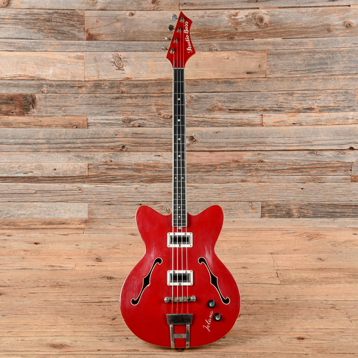 Jolana Studio Bass Red 1970s - View 4 | MusicMarket