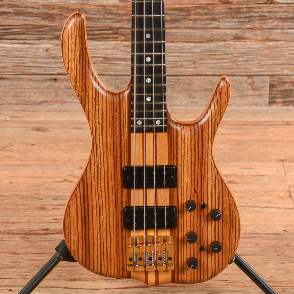 Ken Smith BSR4 Custom Zebrawood Top & Headstock 2002 - MusicMarket