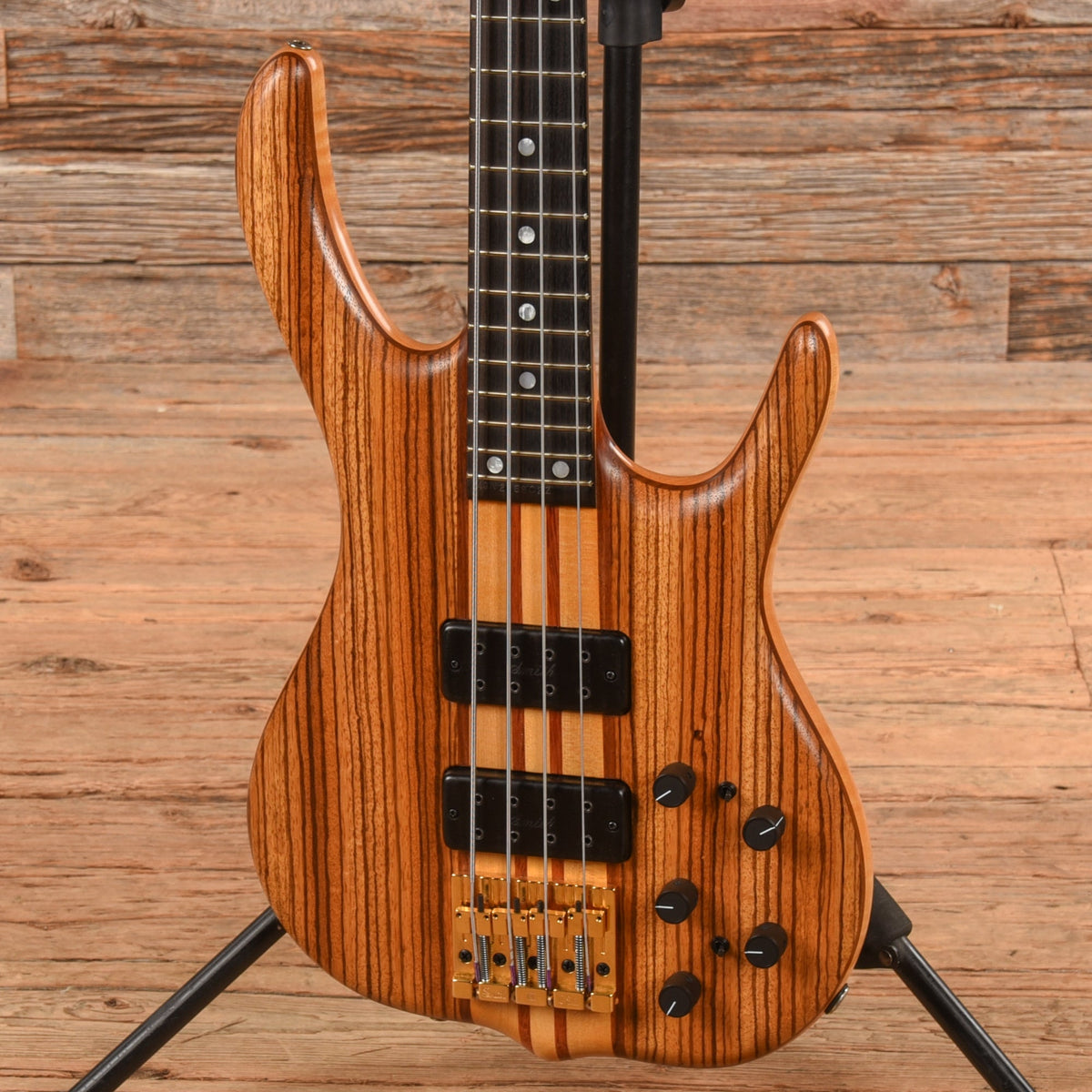 Ken Smith BSR4 Custom Zebrawood Top & Headstock 2002 - View 2 | MusicMarket