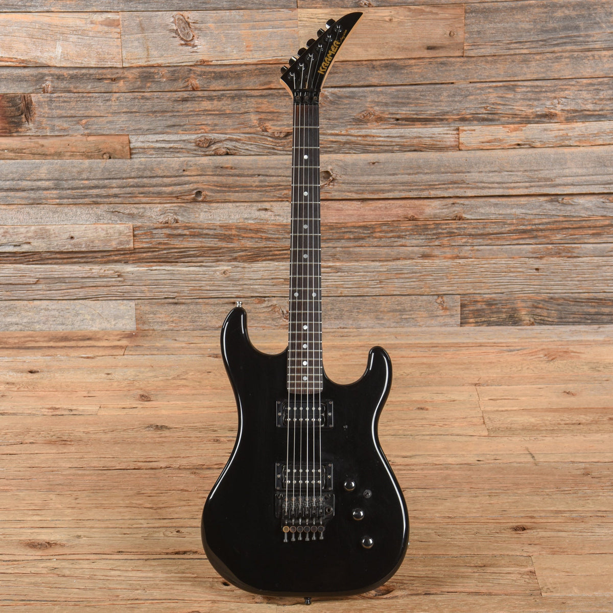 Kramer American Pacer (Previously Owned by Randy Bachman) Black 1985 - View 4 | MusicMarket