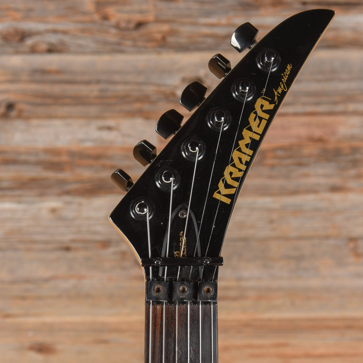 Kramer American Pacer (Previously Owned by Randy Bachman) Black 1985 - View 6 | MusicMarket