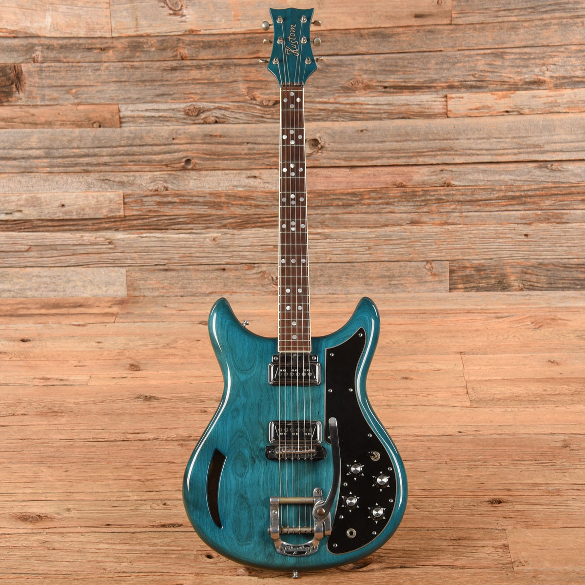 Kustom K200A Teal 1970s - View 4 | MusicMarket