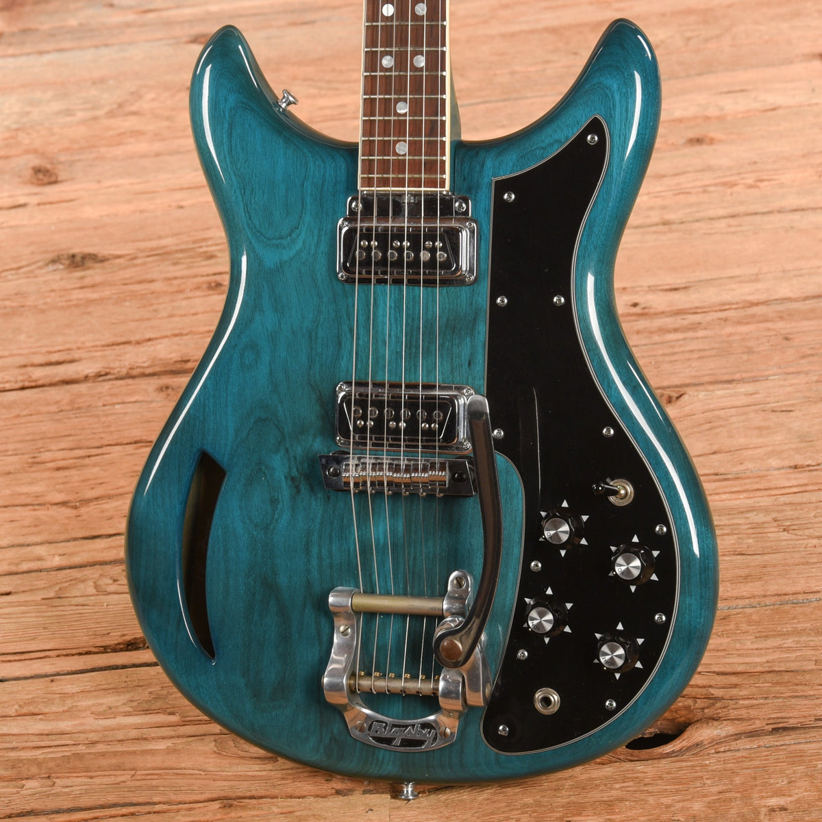 Kustom K200A Teal 1970s - View 2 | MusicMarket