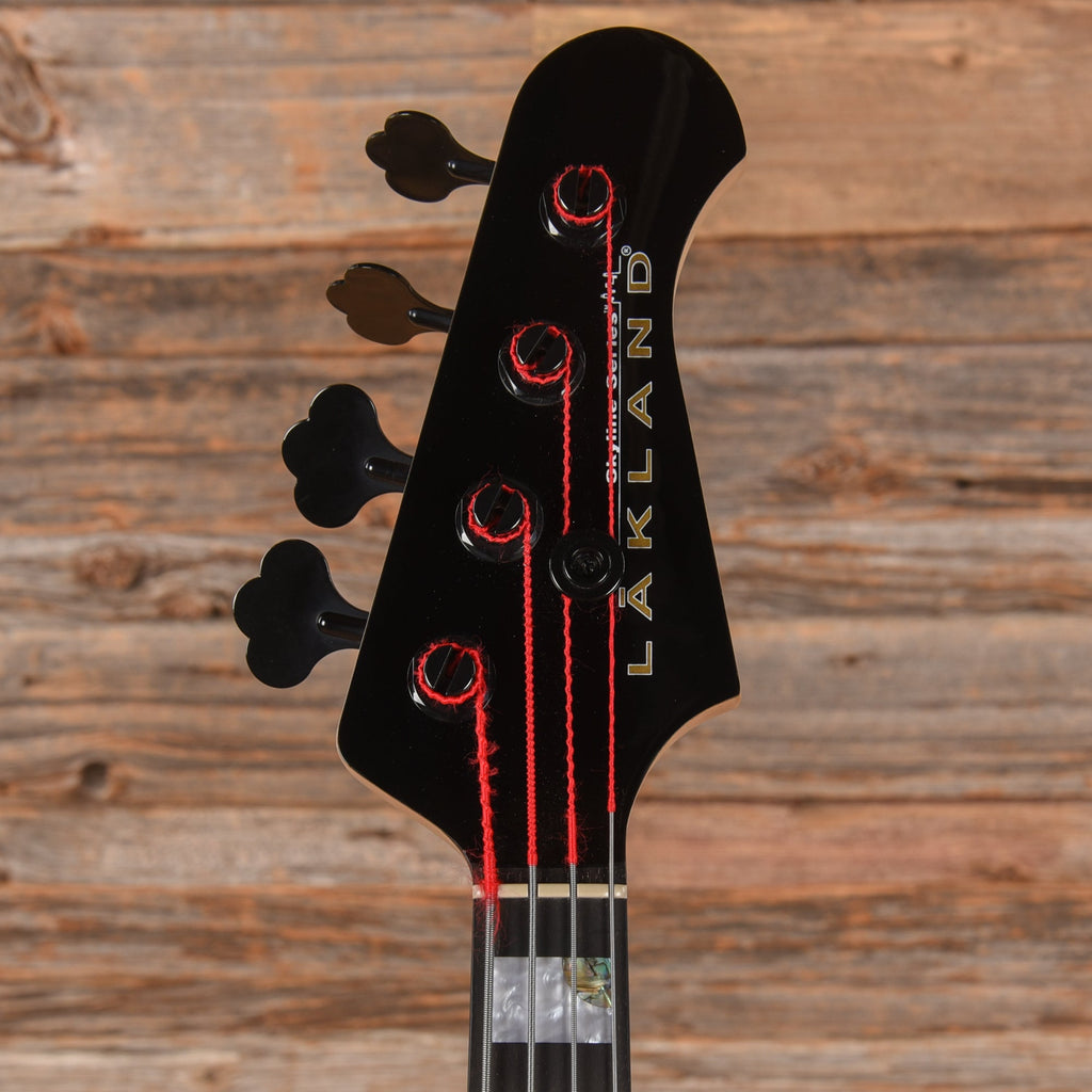 Lakland Skyline Series 44-64 Custom Transparent Red 2023 - View 6 | MusicMarket