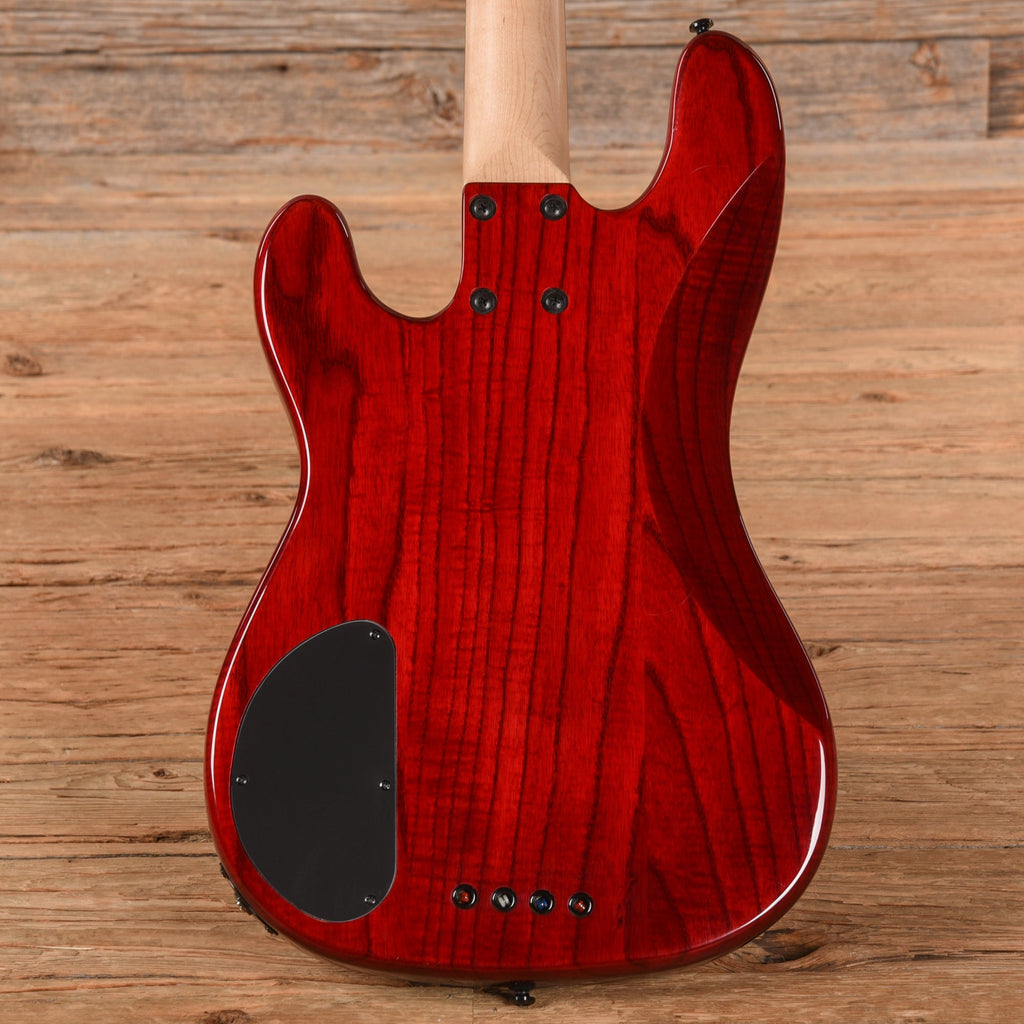 Lakland Skyline Series 44-64 Custom Transparent Red 2023 - View 3 | MusicMarket