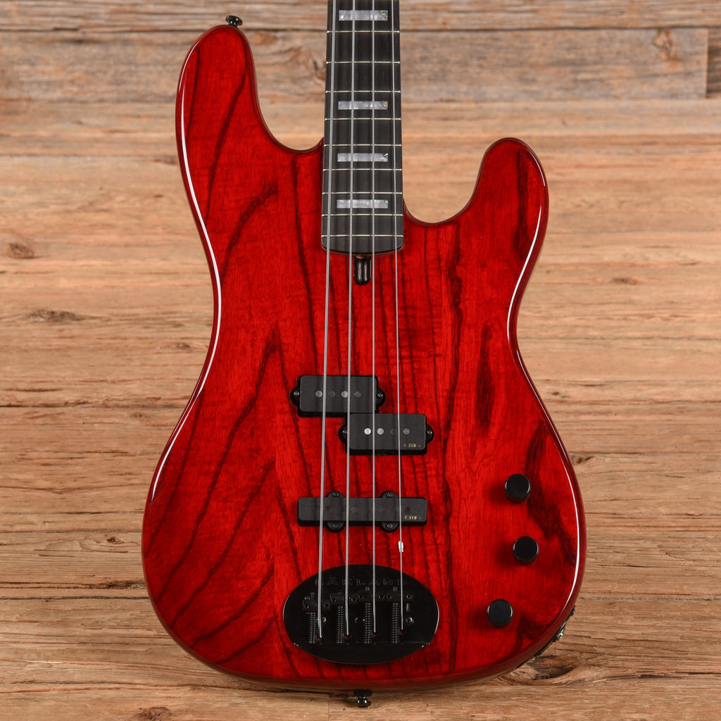 Lakland Skyline Series 44-64 Custom Transparent Red 2023 - MusicMarket