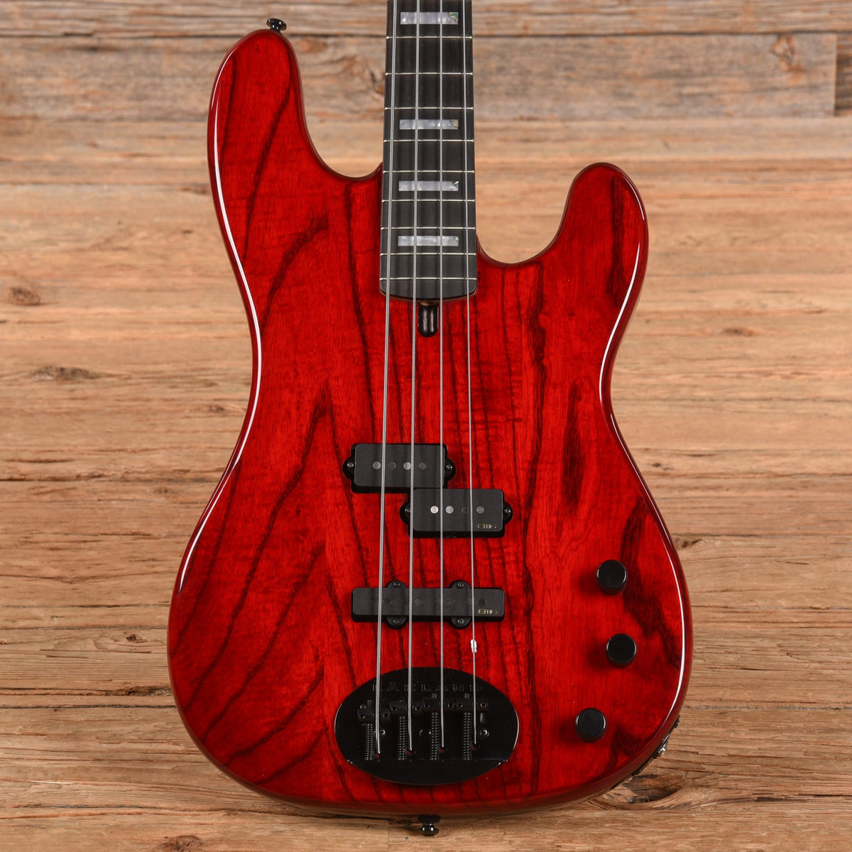 Lakland Skyline Series 44-64 Custom Transparent Red 2023 - MusicMarket