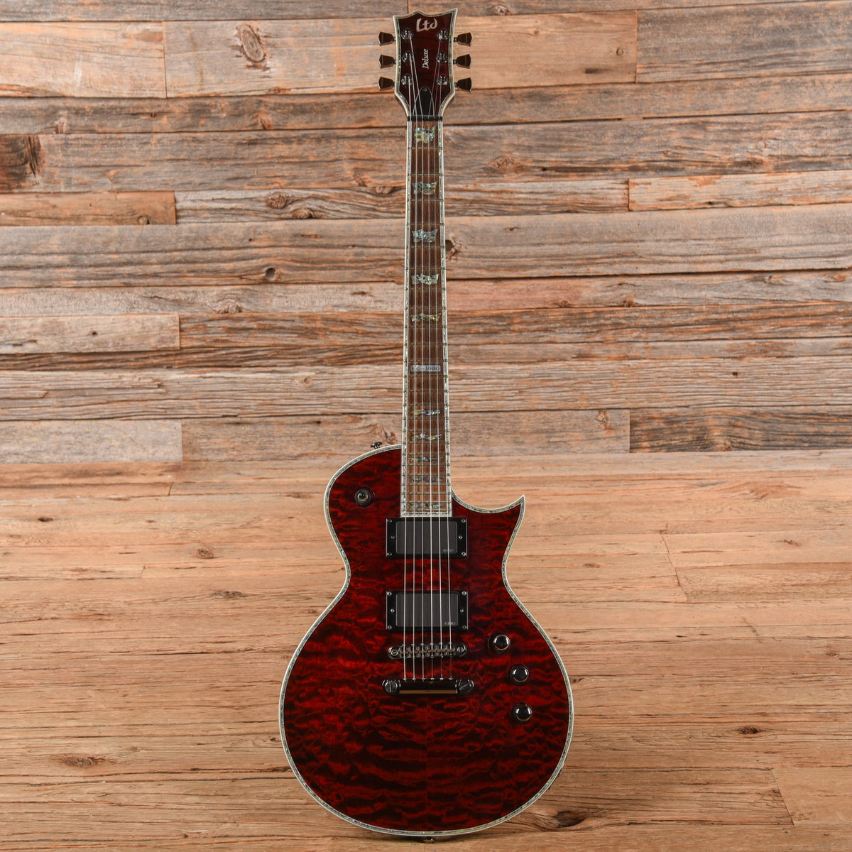 LTD EC-1000 Deluxe Black Cherry 2009 - View 4 | MusicMarket