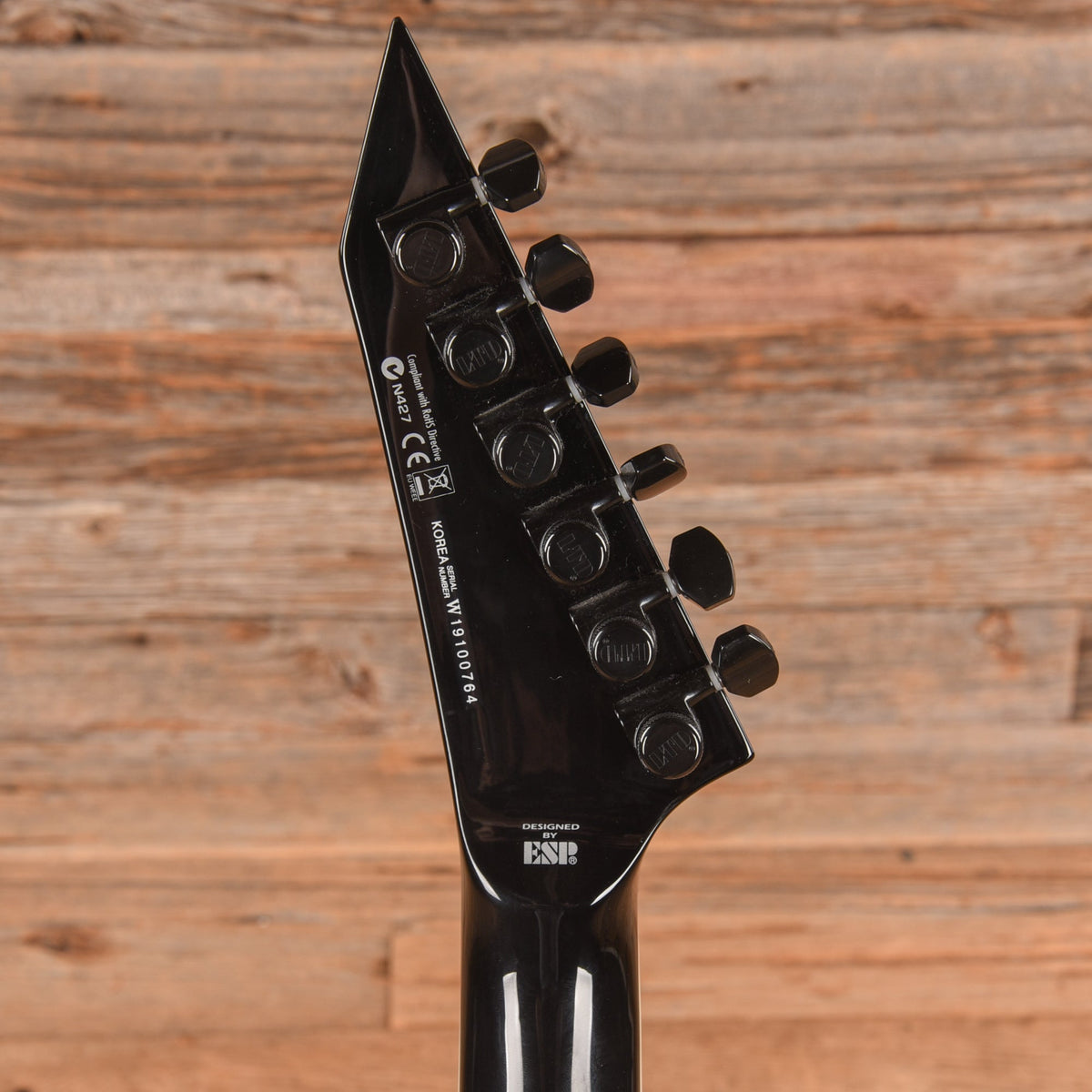 LTD H3-1000 Deluxe Black Turquoise Sunburst 2019 - View 7 | MusicMarket