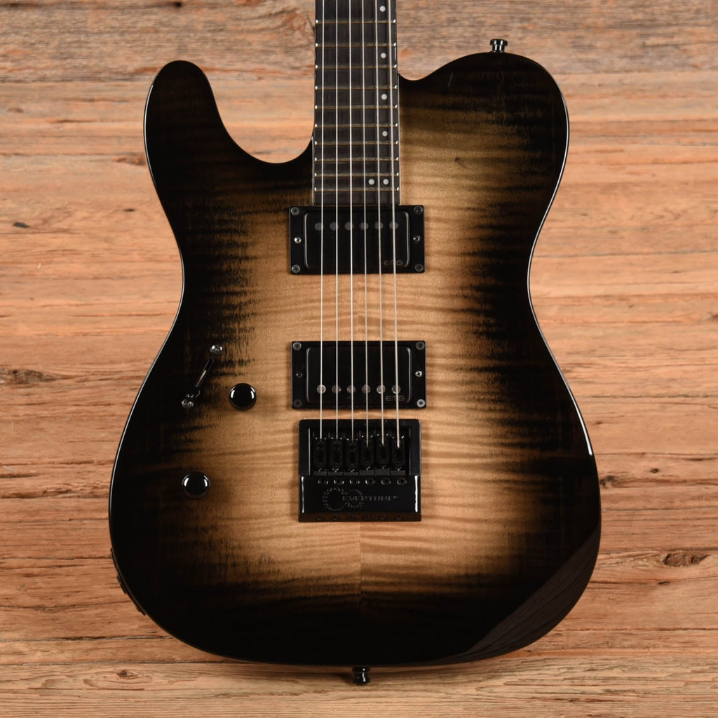 LTD TE-1000 Evertune Black Natural Burst 2019 LEFTY - MusicMarket