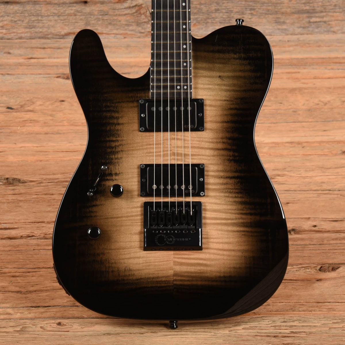 LTD TE-1000 Evertune Black Natural Burst 2019 LEFTY - MusicMarket