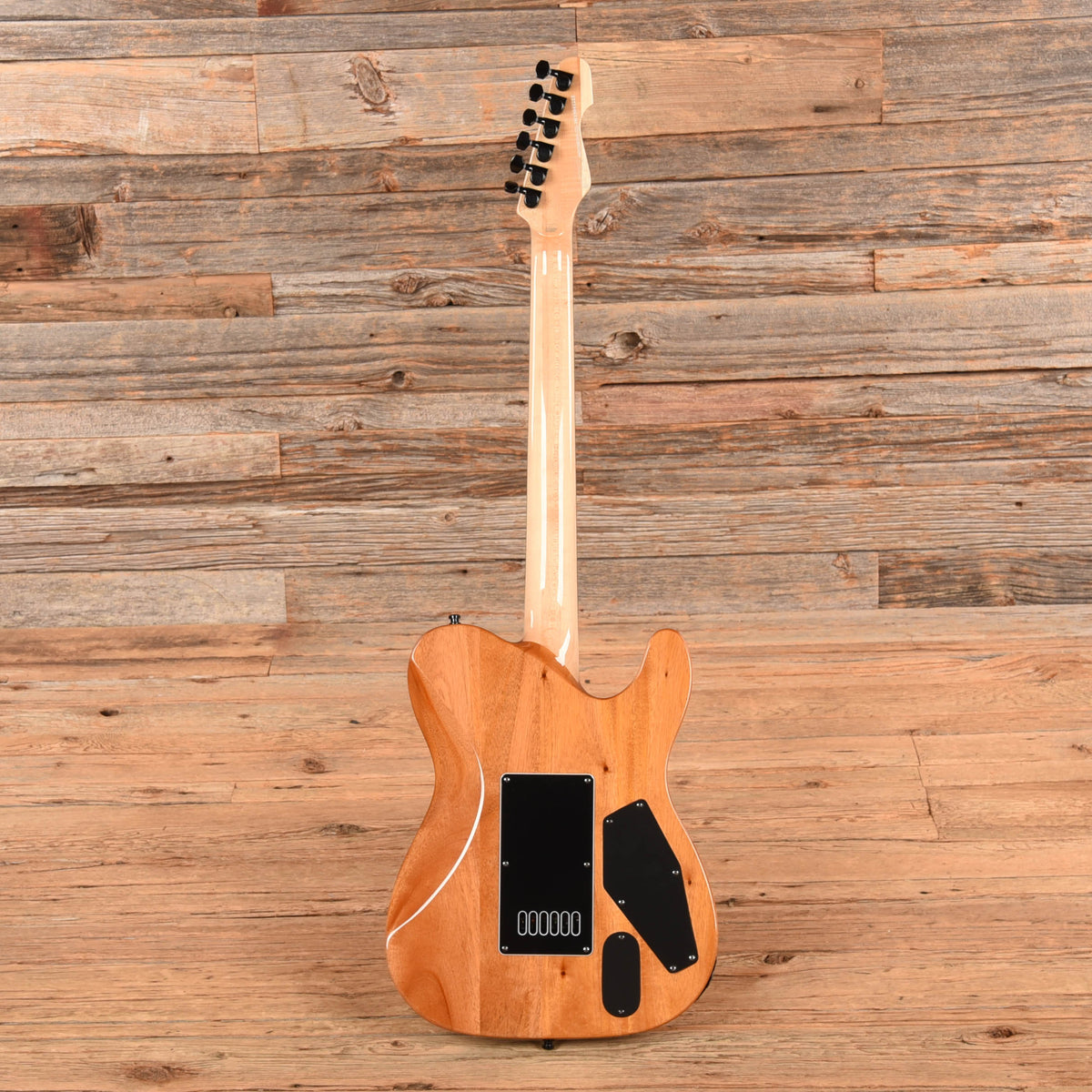 LTD TE-1000 Evertune Black Natural Burst 2019 LEFTY - View 5 | MusicMarket