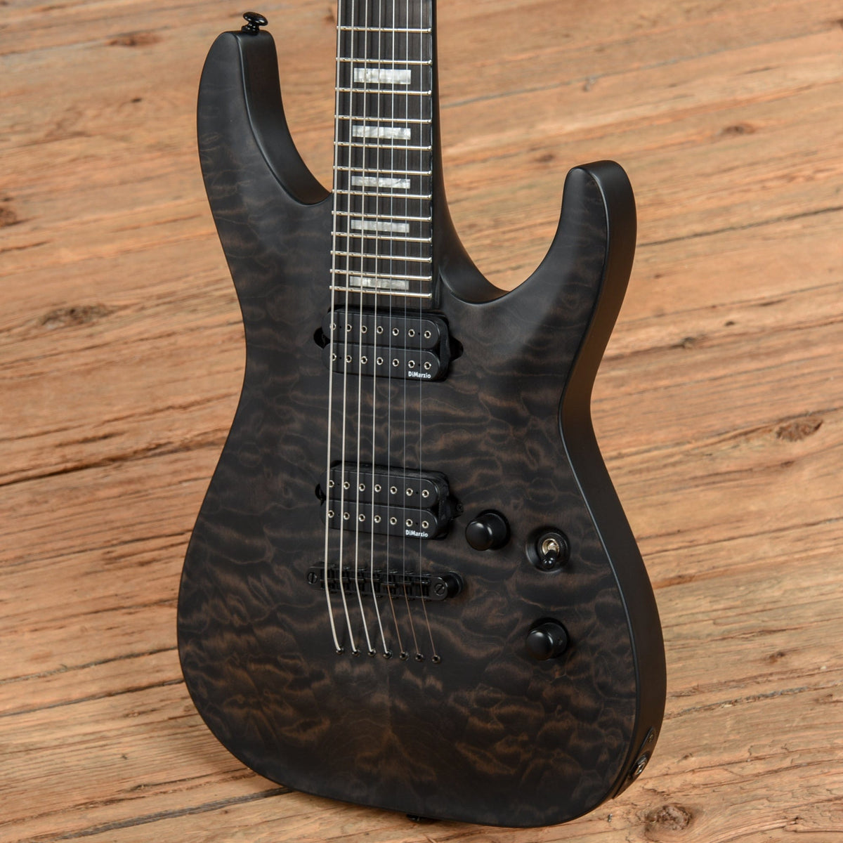 LTD ZH-7 Zach Householder Signature See Thru Black Satin 2013 - View 2 | MusicMarket
